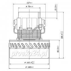 SILNIK PUZZI 100, PUZZI 200 KARCHER